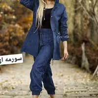 مانتو شلوار سوگند جنس میکرو فری سایز تا 46