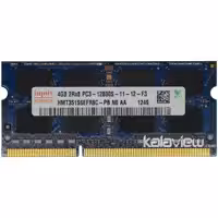 رم لپ تاپ هاینیکس 4GB مدل DDR3 باس 1600MHZ-12800 کره HMT351S6EFR8C-PB N0 AA 249 تایمینگ CL11