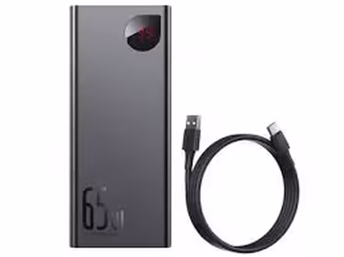 پاوربانک شارژ سریع بیسوس Baseus Adaman Metal Digital Display 65W 20000mAh PPIMDA-D01