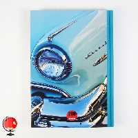 دفتر مشق 200 برگ طرح ماشین کلاسیک جلد سخت آپادانا