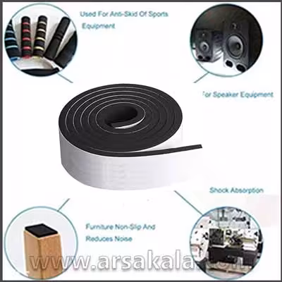 زیر پایه مبل فوم چسبی رولی