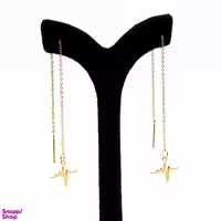 گوشواره زنانه بهارگالری طرح ضربان کد 207098
