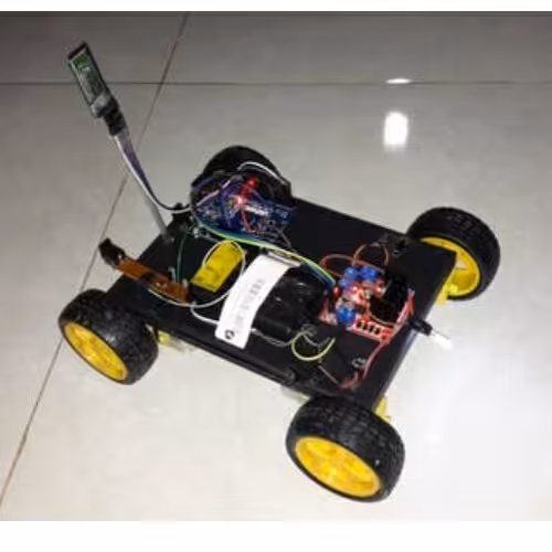 کیت  پروژه کامل ربات ماشین کنترلی با بلوتوث و موبایل 