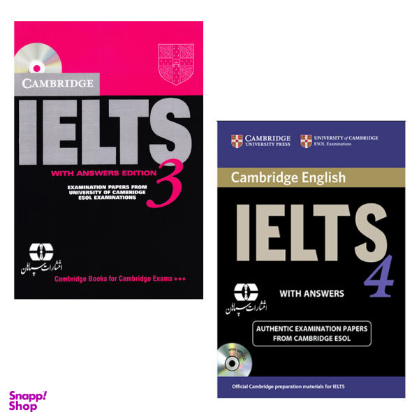 کتاب Cambridge English IELTS اثر جمعی از نویسندگان نشر سپاهان جلد 3 و 4