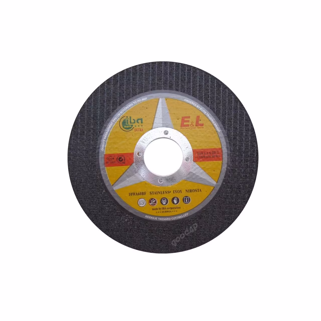 صفحه برش استیل مینی ۱۱۵ میلی متر سه ستاره الیت