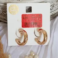 گوشواره روکش طلا از برند آلمانی اکسسوری.  کد 139
