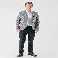 کت خاکستری مردانه ژاکت ورزشی بافندگی سبک Morven