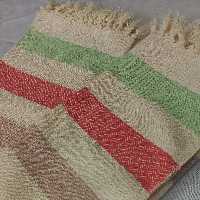 حوله صورت یا دستمال آشپزخانه رنگی رنگی پنبه ایابعاد حدودی50در80وزن80گرم