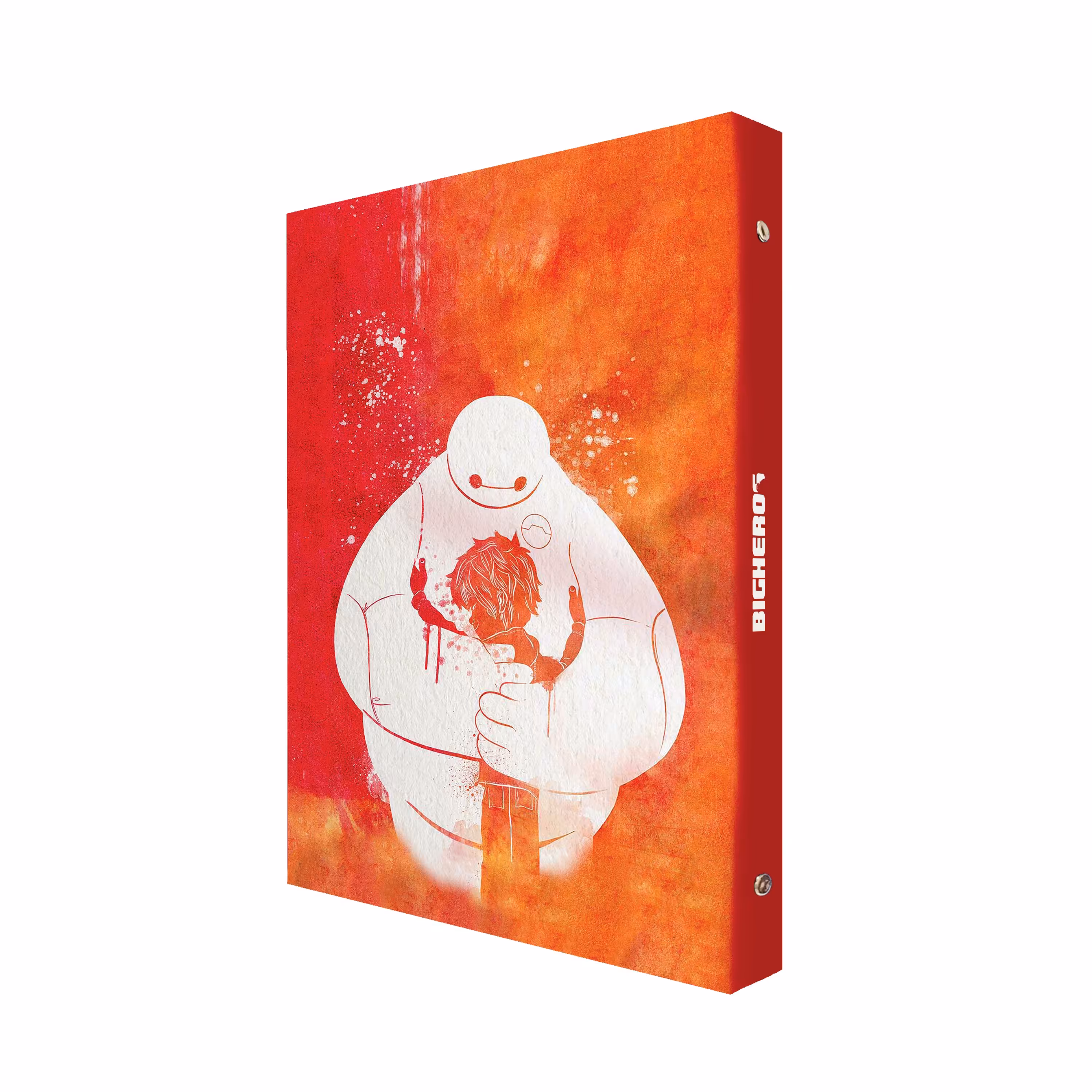 کلاسور 100 برگ پدیده نقش مدل 26 حلقه کالکشن انیمیشن طرح بیگ هرو big hero کد 04