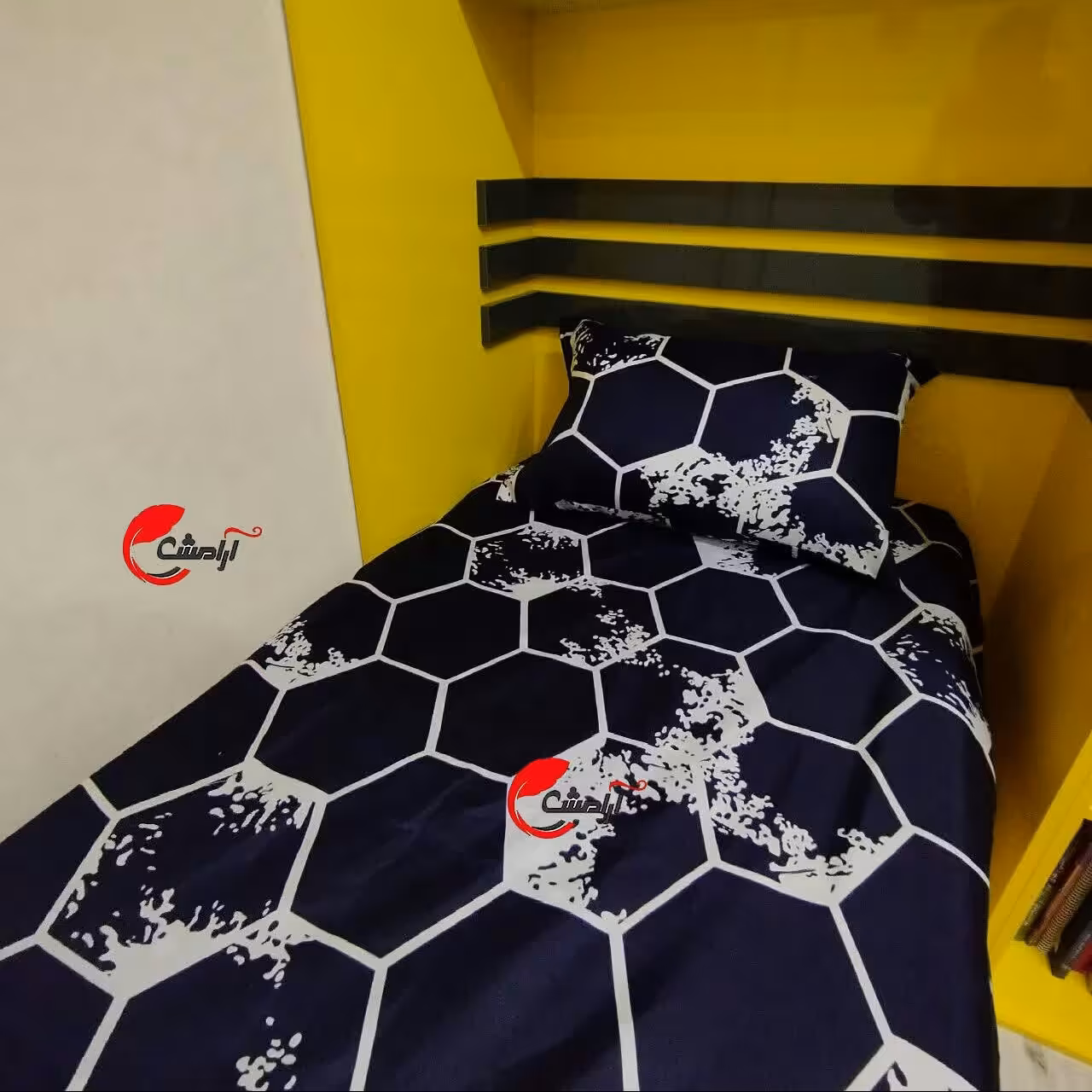 کاور تخت طرح کندو تک رنگ یک نفره به صورت عمده در هر بسته بندی 6عدد