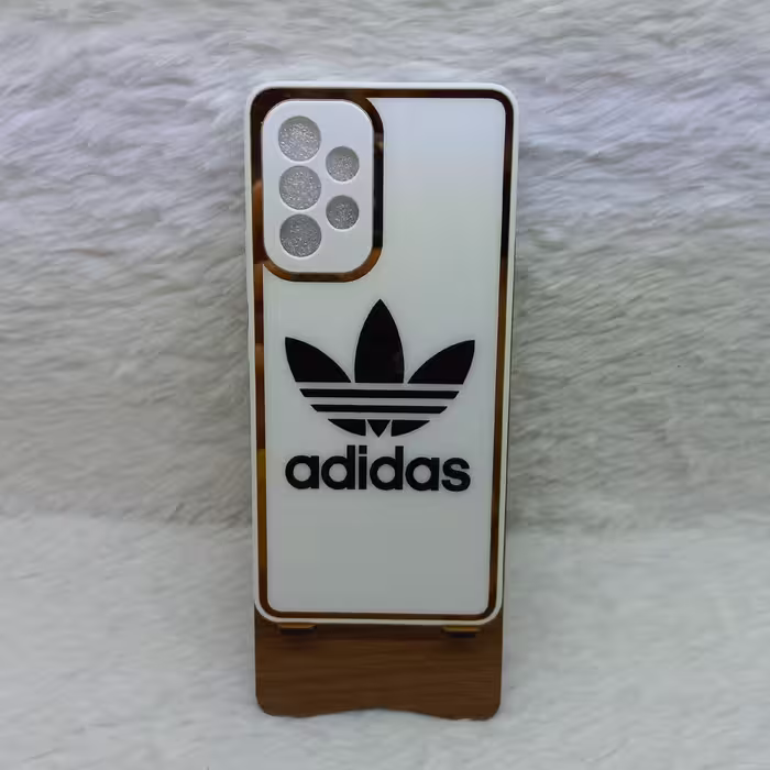 گارد (قاب) گوشی A53 مدل پشت گلس گلدلاین طرح آدیداس مناسب گوشی Samsung A53 5G