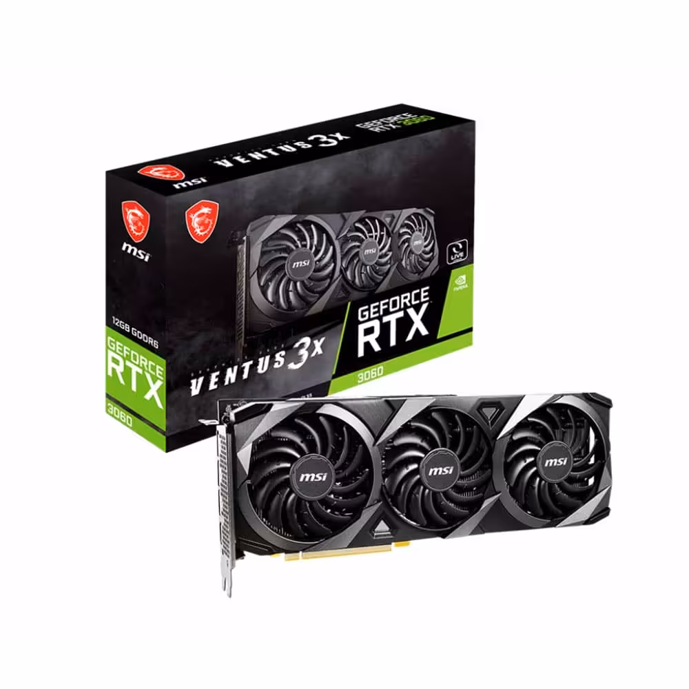کارت گرافیک ام اس آی MSI RTX 3060 VENTUS 3X 12GB