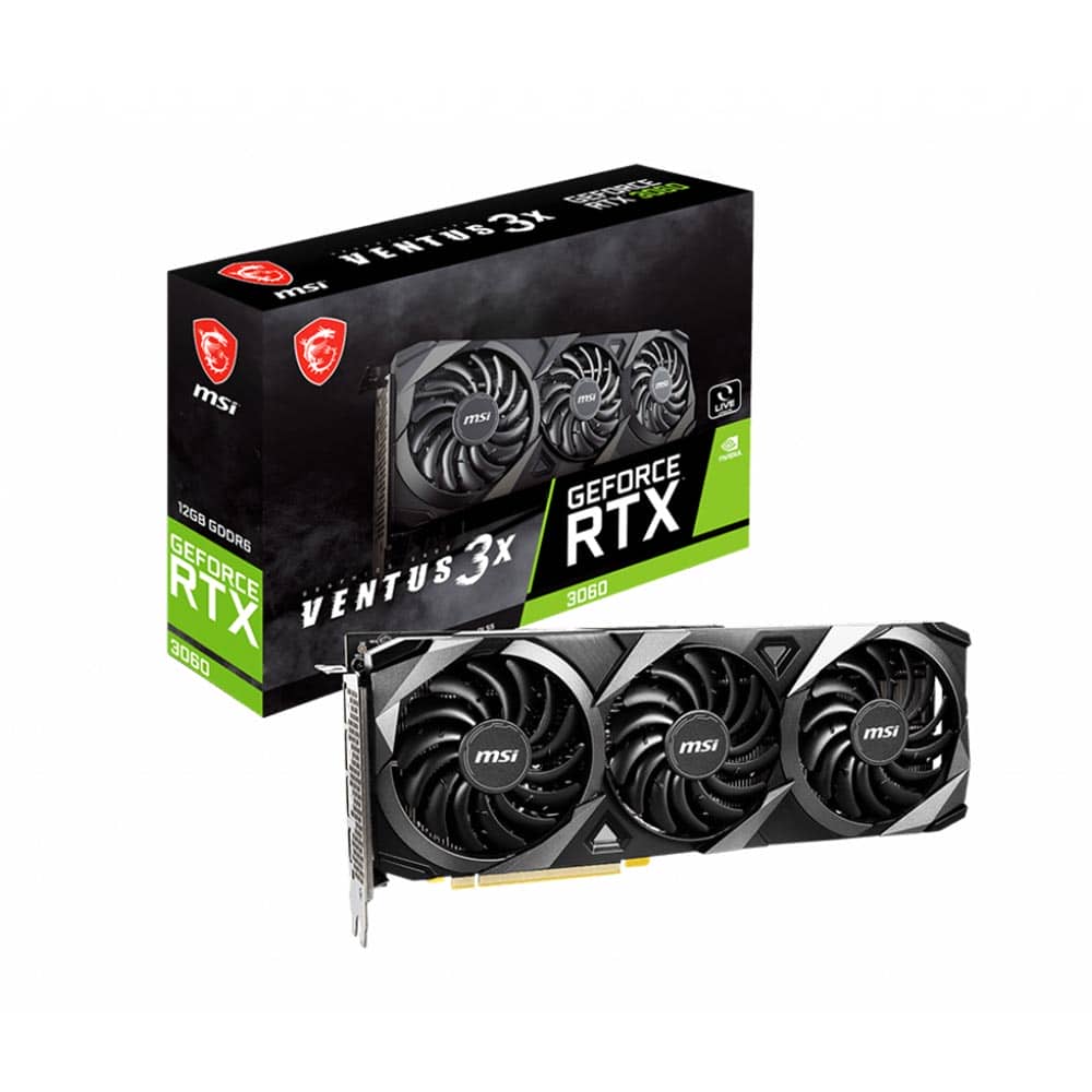 کارت گرافیک ام اس آی MSI RTX 3060 VENTUS 3X 12GB