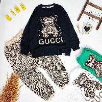 ست بلوز و شلوار اسپورت شیک و خاص مناسب حدود سنی 1 تا 12 سال کیفیت تضمینی جنس دورس پنبه تیپ لاکرا 