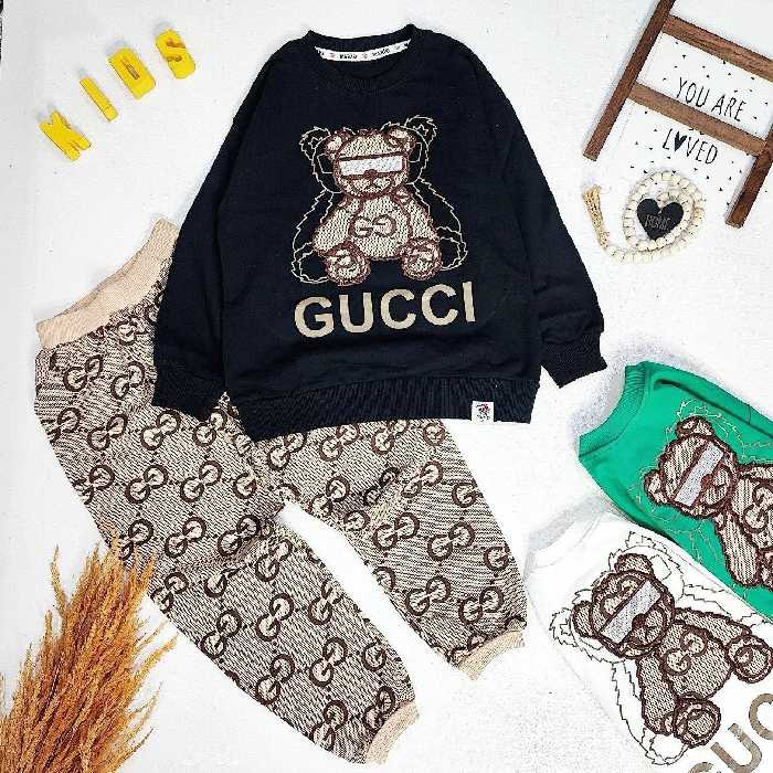 ست بلوز و شلوار اسپورت شیک و خاص مناسب حدود سنی 1 تا 12 سال کیفیت تضمینی جنس دورس پنبه تیپ لاکرا 