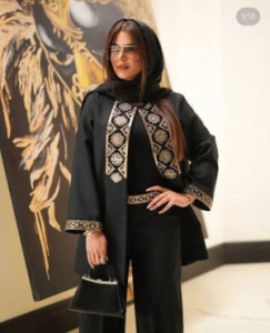مانتو شلوار زنانه مازراتی مدل طلا