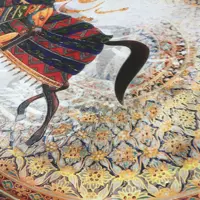 تابلو بوم تلفیقی نقاشیخط دیجیتال آرت گالری چارگوش 5560