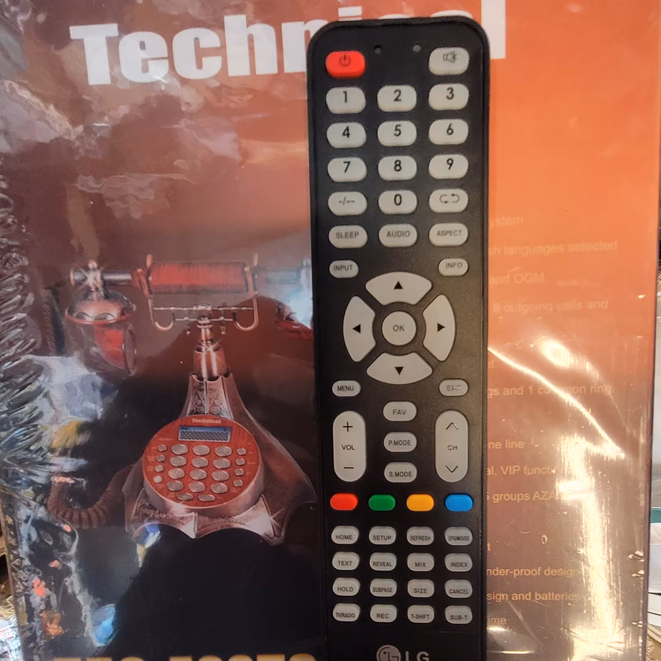 کنترل تلوزیون ال جی چینی LED LG  TV کنترل الجی 