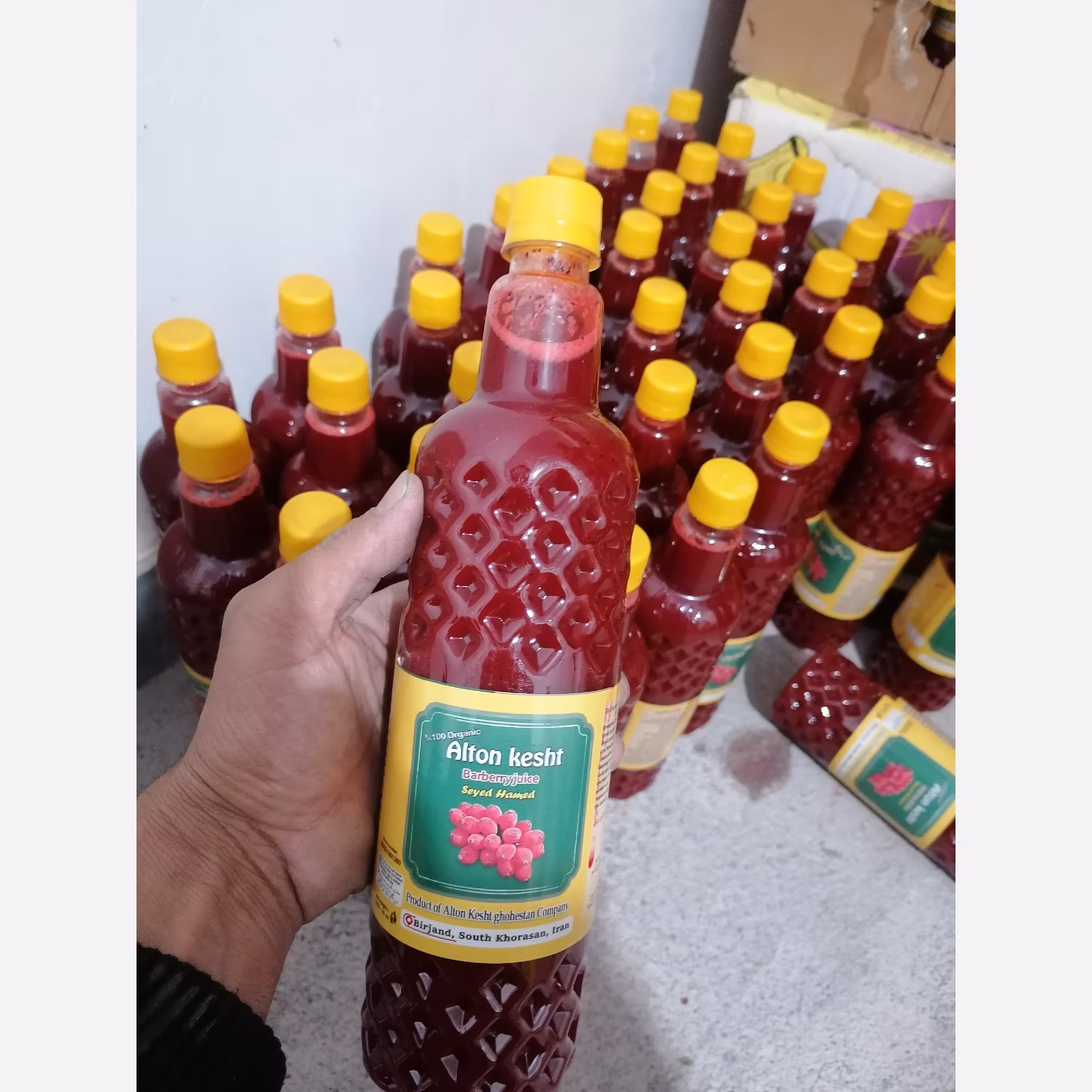 آب زرشک تازه سید 100درصد خالص و اُرگانیک 