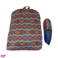 ست کوله و کالج زنانه تیام کد 214 رنگ آبی
