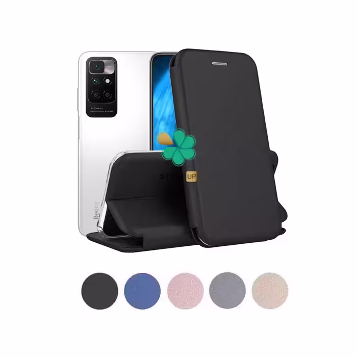 کیف گوشی چرمی کلاسوری مناسب شیائومی Redmi 10 Prime 2022