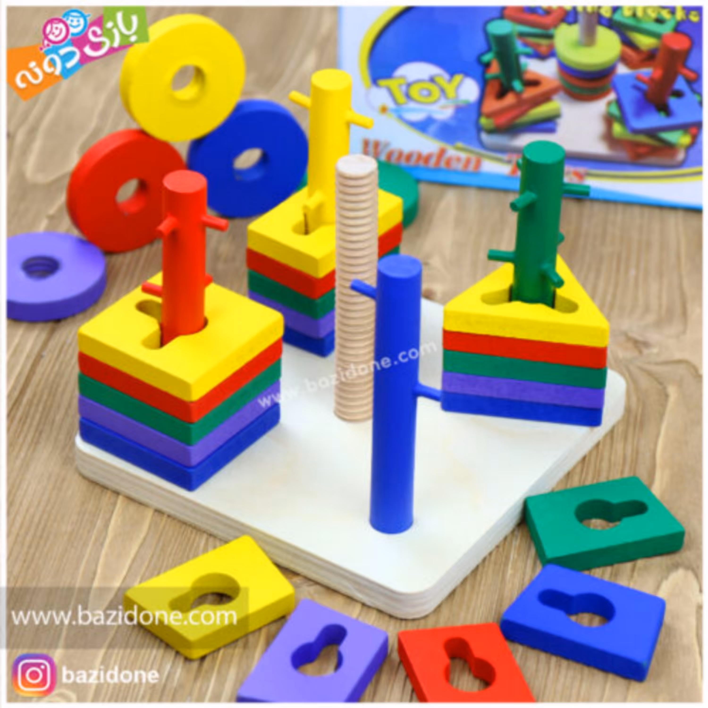 بازی فکری مونته سوری 5 ستونه پیشرفته 