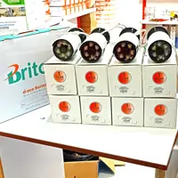 پکیج کامل دوربین مداربسته 8 دوربین 2MP رنگی بدنه فایبر 