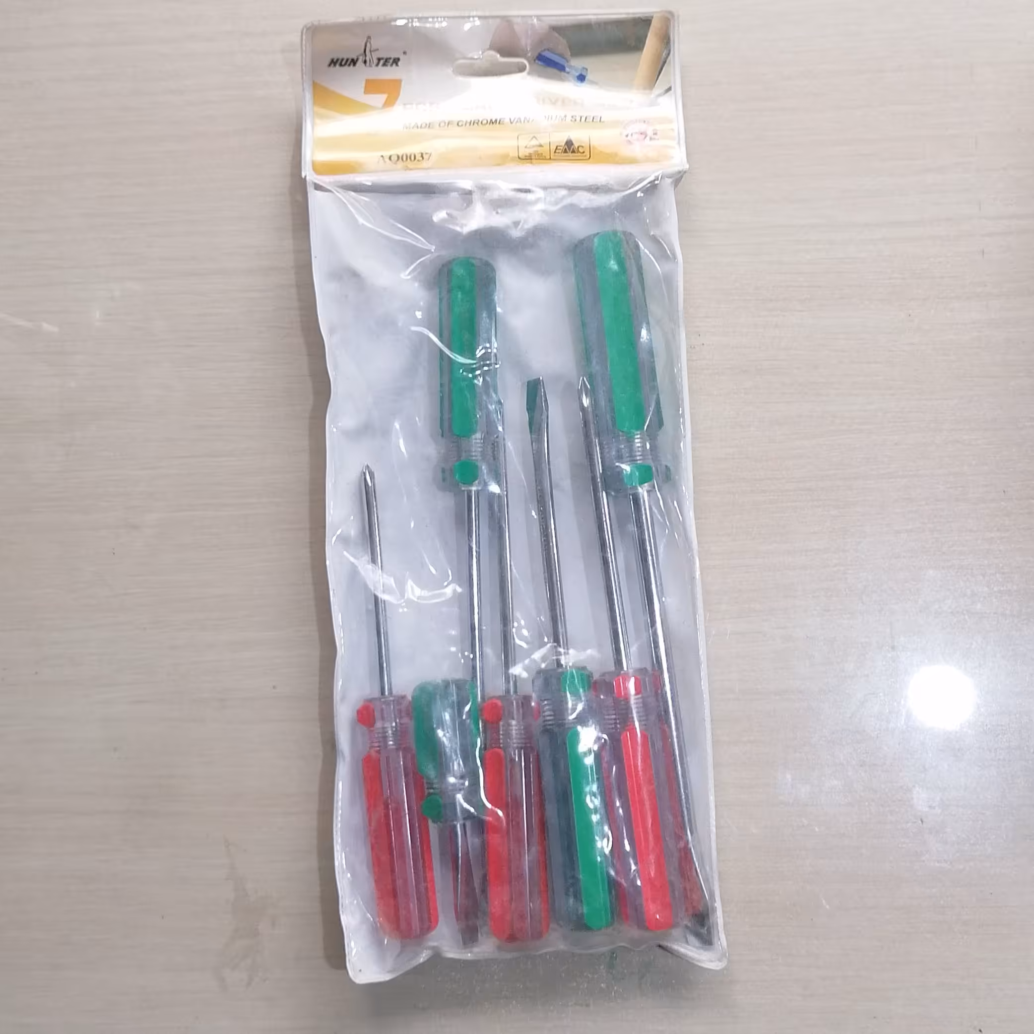 پیچ گوشتی کیفی 7 عددی هانتر جنس مرغوب 