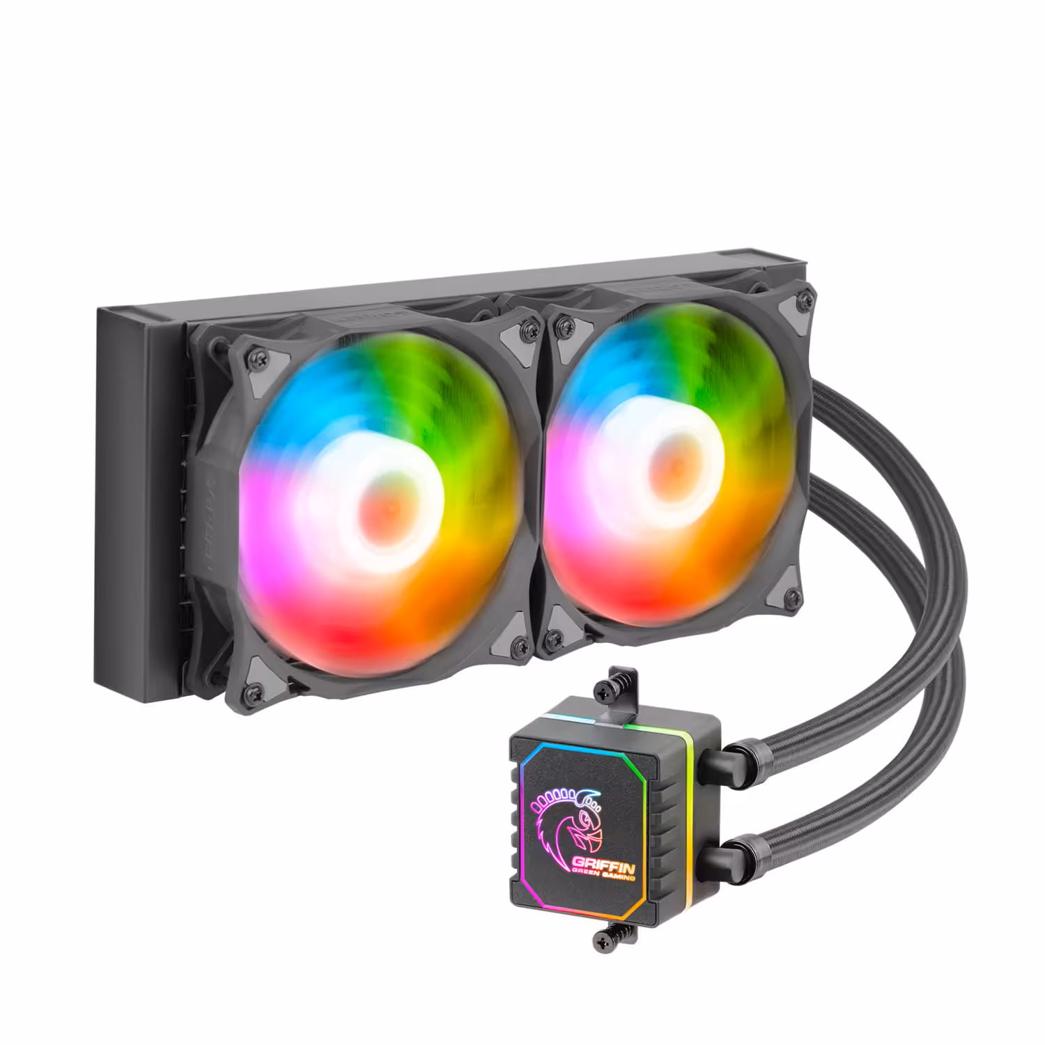 خنک کننده ابی گرین مدل GREEN GLACIER 240 ARGB Liquid Cooler