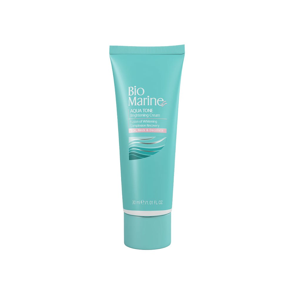 کرم روشن کننده پوست بایومارین مدل Aqua Tone مناسب انواع پوست حجم 30 میل