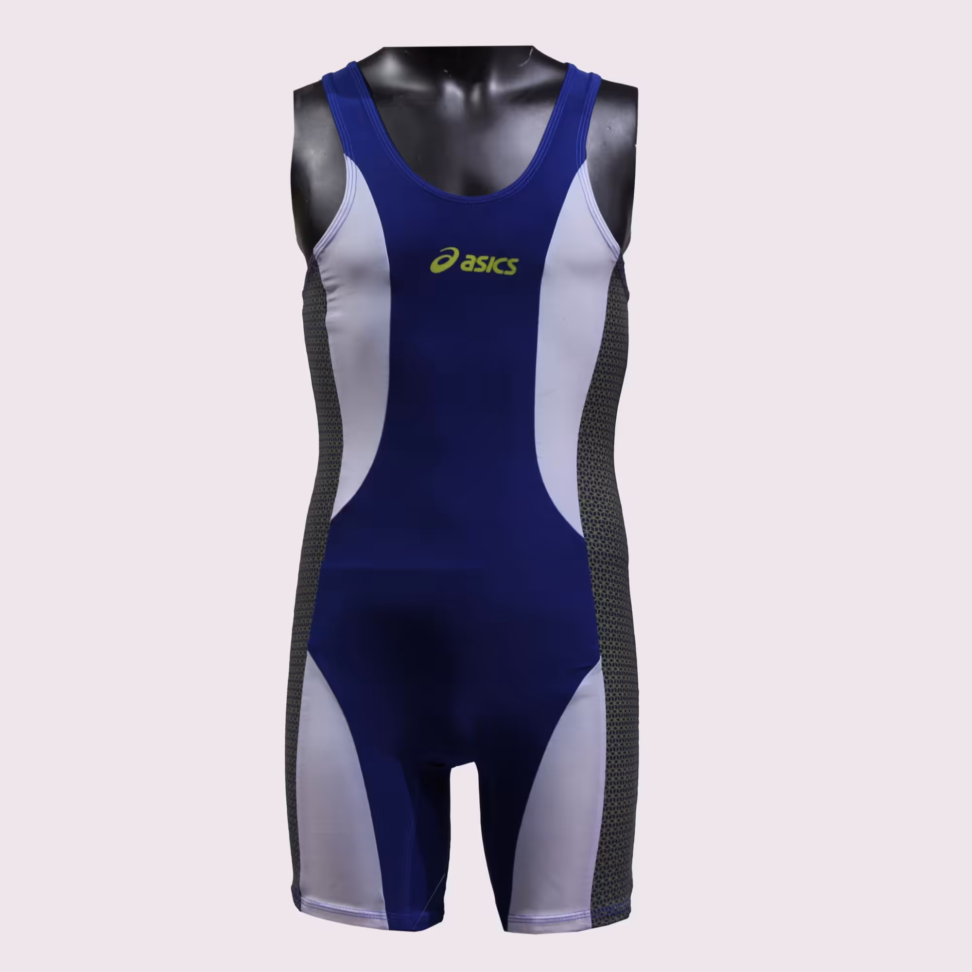 دوبنده کشتی ASICS رنگ آبی سفید