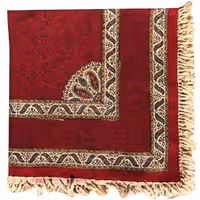 رومیزی قلمکار طرح ترنج گرد کیفیت اعلا سایز یک متری