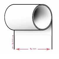 لیبل پرینتر سایز 90 * 60 (یک ردیفه)