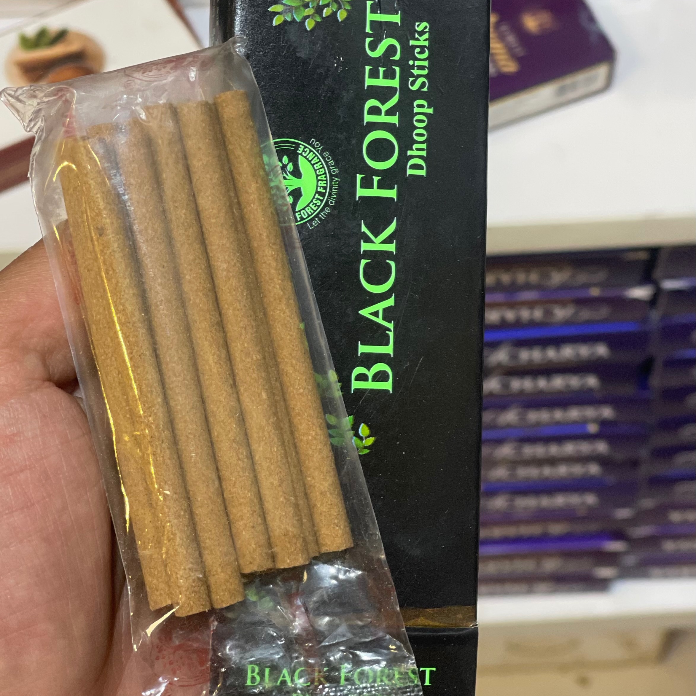 عود دوپ دست ساز 15 گرمی 10 عددی جنگل سیاه black forest