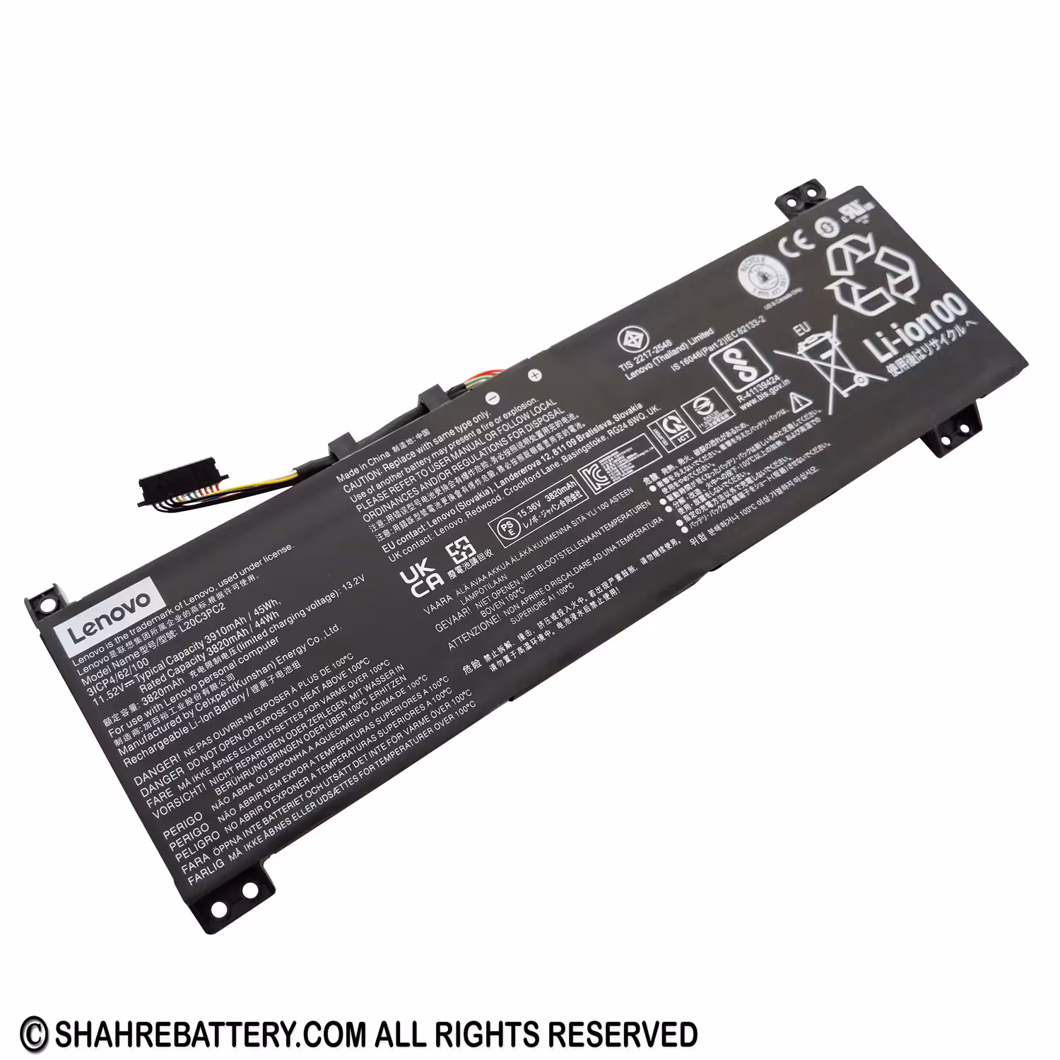 باتری اورجینال لپ تاپ لنوو Lenovo IdeaPad Gaming 3 15ACH6 L20C3PC2