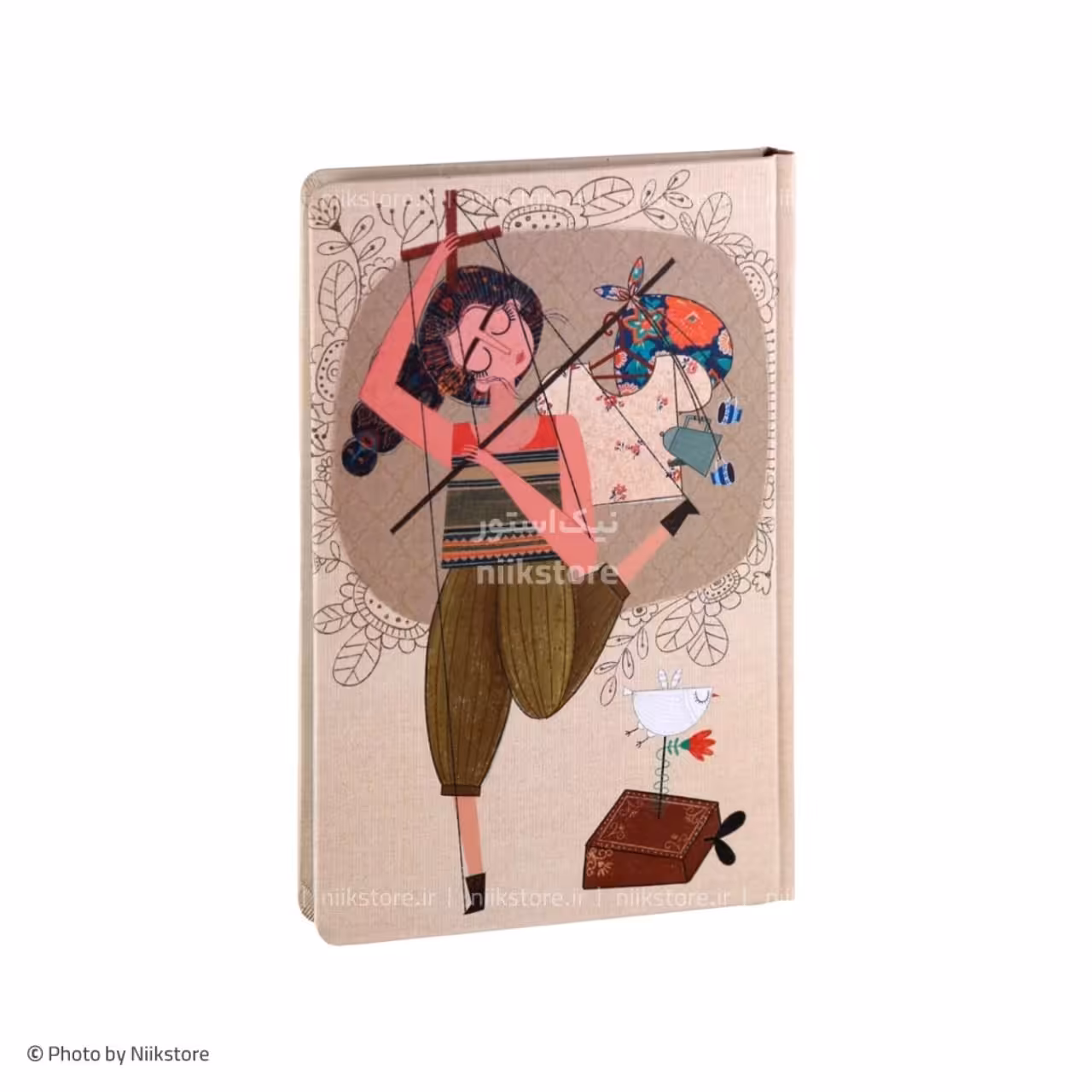 دفتر برنامه ریزی (پلنر ) یکساله دوختی سویل سری مینیمال کد 317Sevil yearly Planner No.317