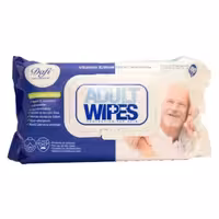 دستمال مرطوب دافی مدل Adult Wipes بسته 100 عددی (حتما موجودی بگیرید)