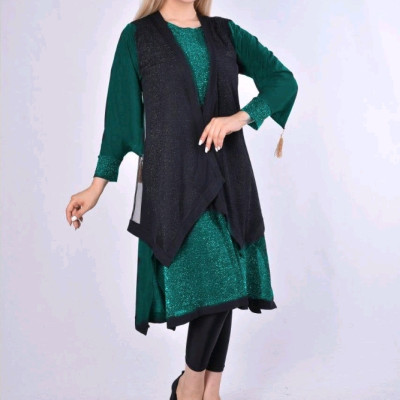 دو تیکه آستین‌ منگوله لمه