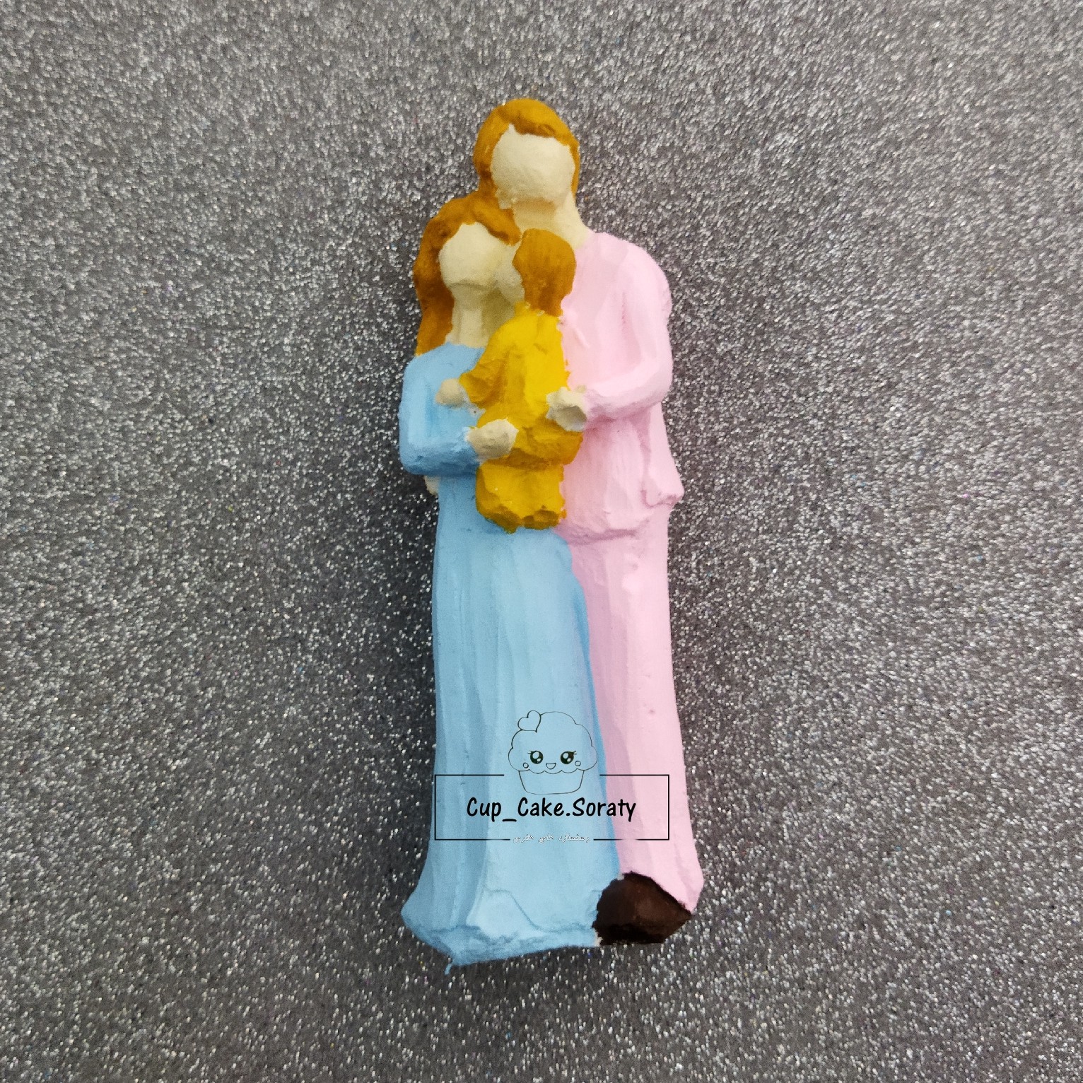 مجسمه ویلوتری  کوچک مدل  ثمره عشق9سانتی کد1