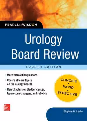 [PDF] دانلود کتاب Urology Board Review, 4th ed, 2013