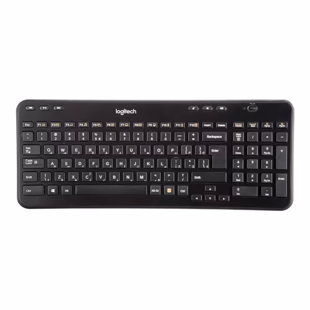 کیبورد لاجیتک با حروف فارسی مدل K360 - فراز سیستم