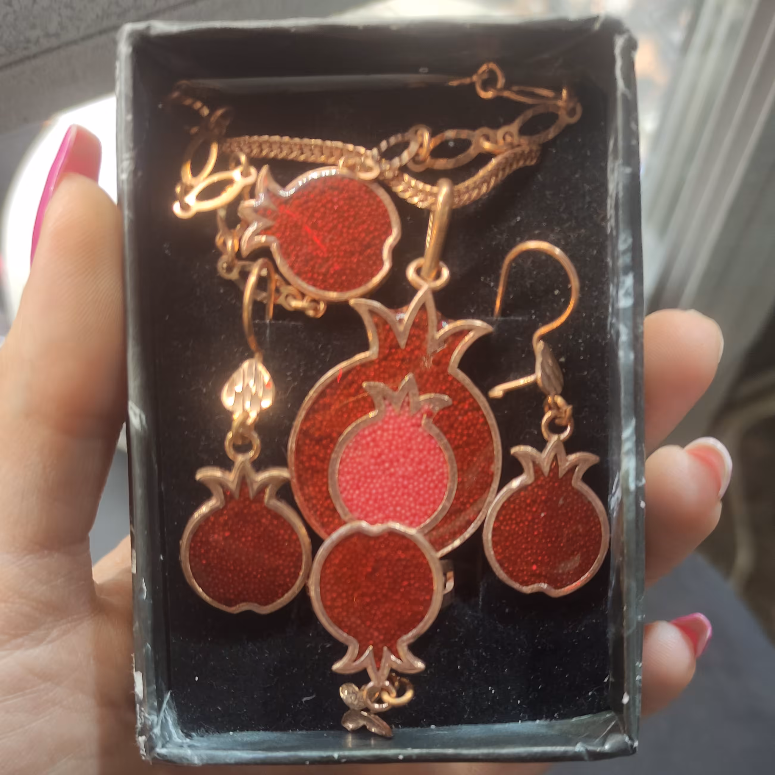 سرویس کامل انار مناسب شب یلدا ، جنس مسی