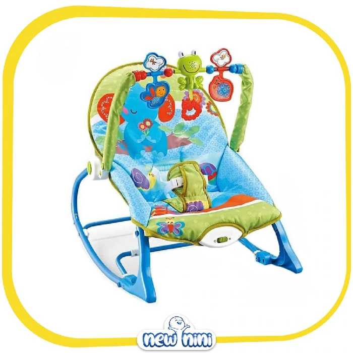 نی نی لای لای 2 کاره کودک اچ یو بیبی  HU BABY طرح فیل 