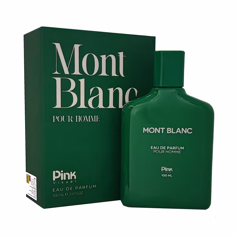 ادو پرفیوم مردانه پینک ویژوآل مدل Mont Blanc با رایحه شیرین حجم 100میلی لیتر
