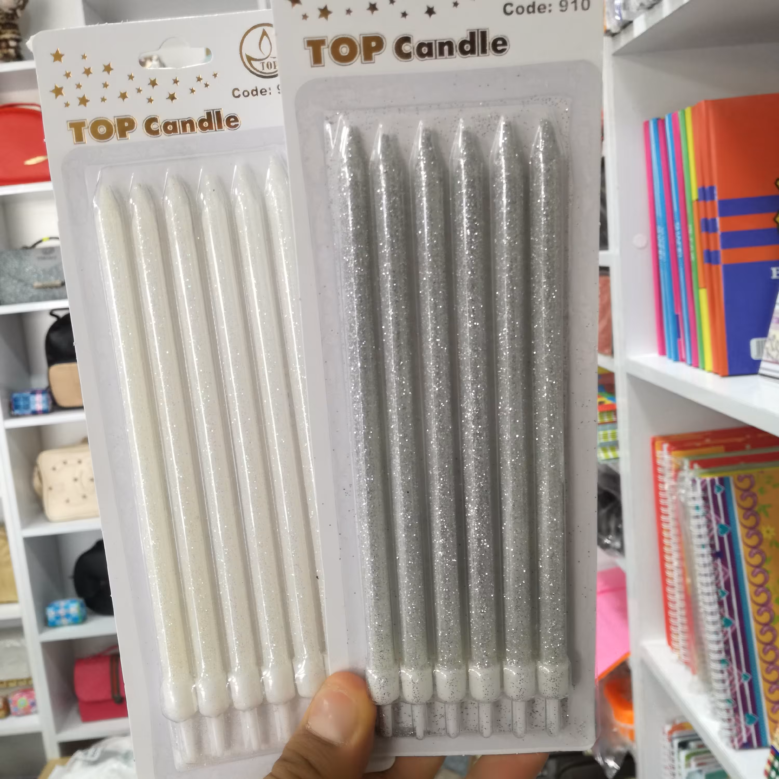 شمع 6 عددی بلند اکلیلی