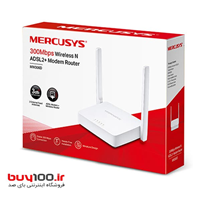 مودم روتر ADSL2 بی‌ سیم مرکوسیس مدل MW-300D