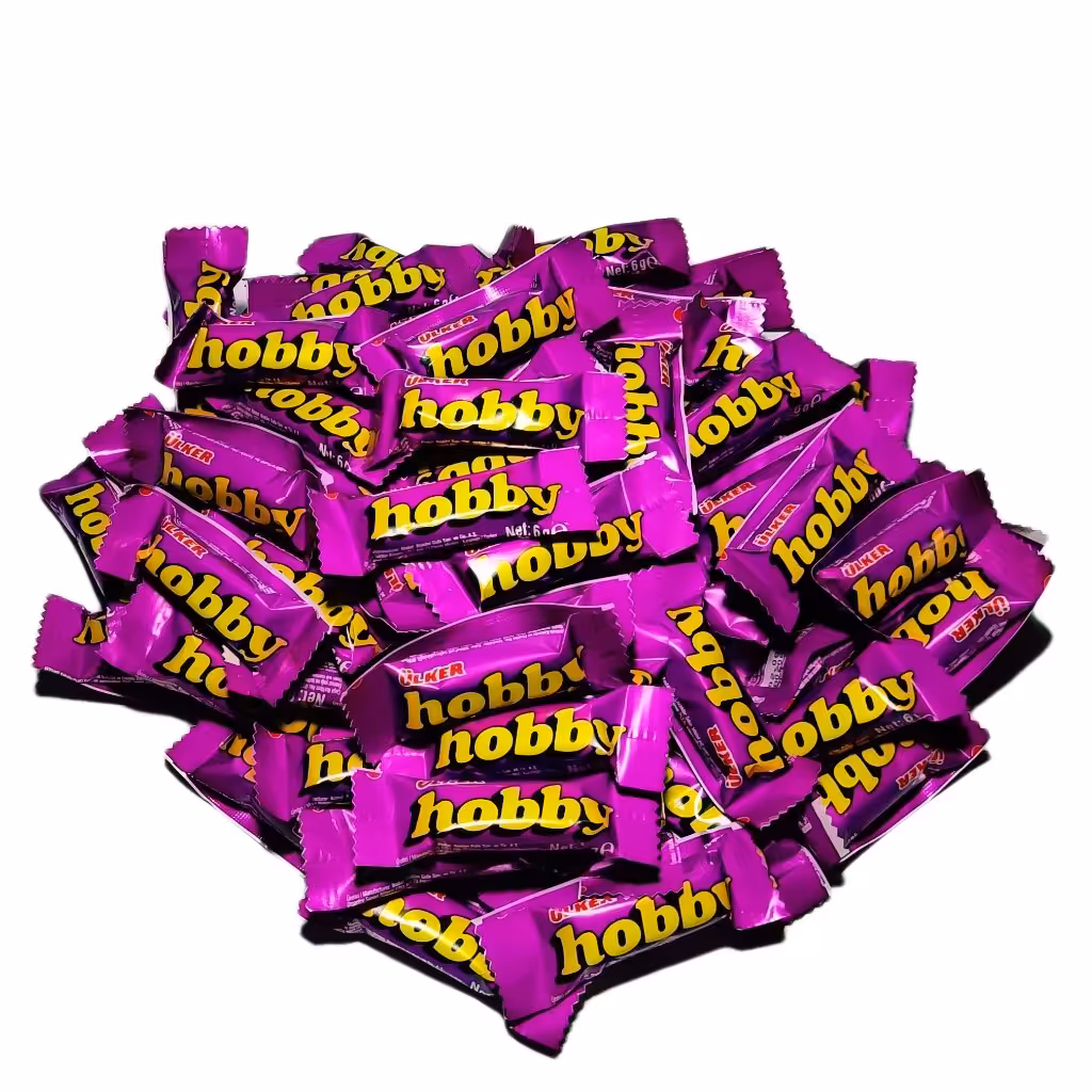 شکلات مینی بار هوبی، هوبی بند انگشتی 6 گرمی با مغز فندق