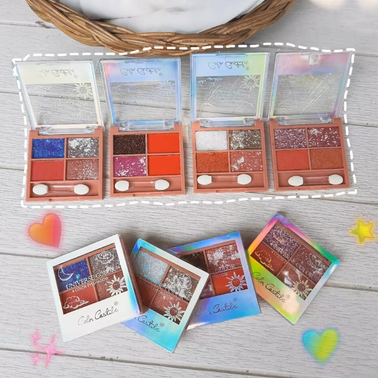 پالت سایه کریستال