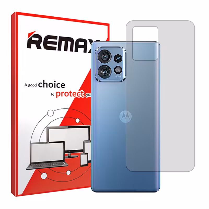 گلس پشت گوشی موتورولا Edge 40 Pro مدل شفاف برند ریمکس کد S