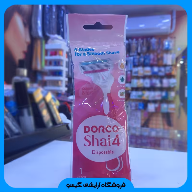 خودتراش ژیلت 4 تیغه زنانه دورکو بسته تک عددی